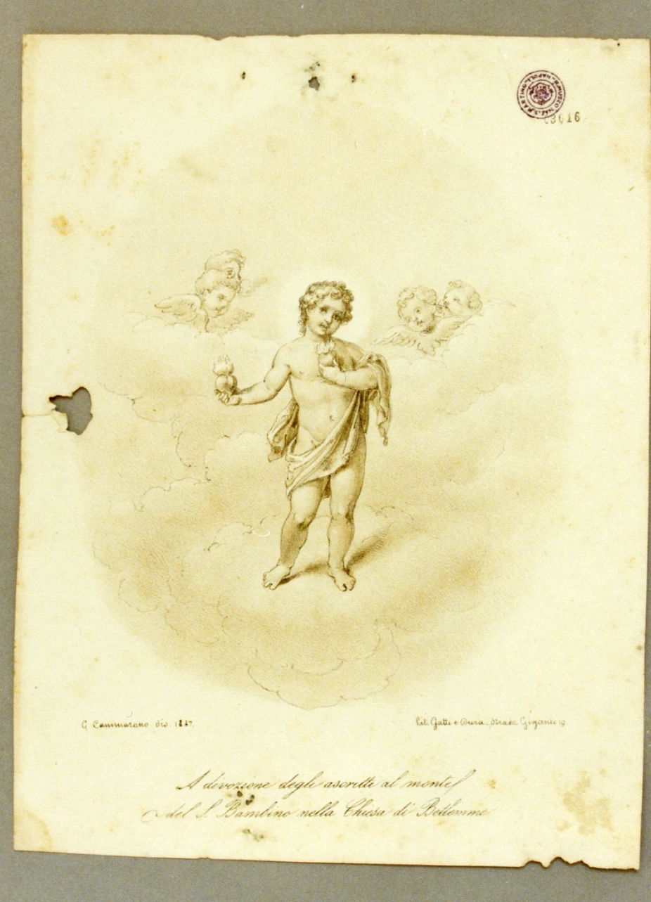 Gesù Bambino con angeli - Certosa di san Martino, Napoli